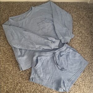 Aerie Light Blue Lounge Set